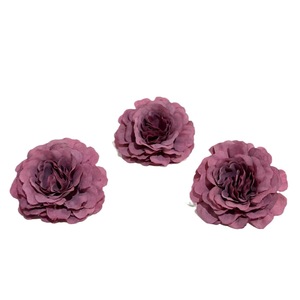 Cabeza de Rosa Artificial Hecha a Mano, Flor de Seda para Decoración de Bodas, Accesorios de Fotografía para Exteriores, Decoración del Hogar - Product Image 1