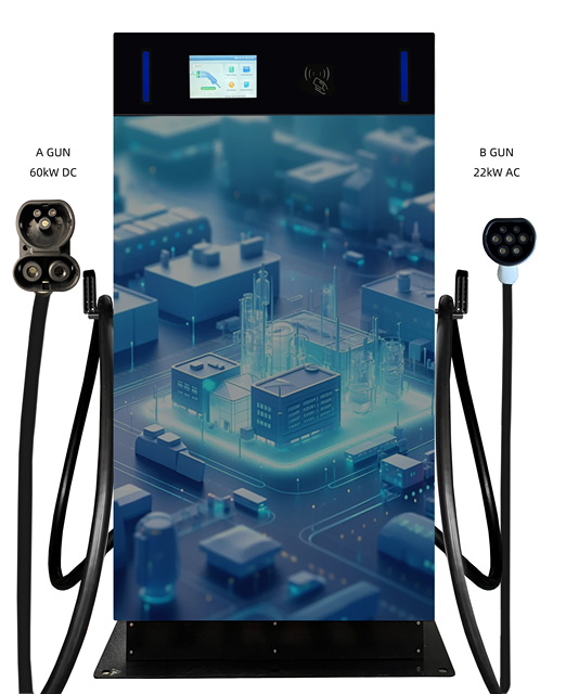 Tary AC/DC Integrated 60kw GBT Charger Commercial Floor-Mounted Electric Vehicle Ocpp Gb/t Evse Charging Station Ev Floor-stand