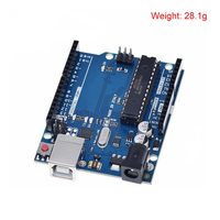 Placa de Desarrollo R3 CH340 Atmega16u2 con Cable USB Compatible con Placa de Desarrollo AVR para Kits Educativos ArduiUNO