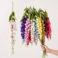 Centres de table en fleurs artificielles en soie blanche de haute qualité, faits à la main, pour mariage, maison, événements en plein air, décoration de table