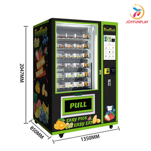 Distributeur automatique de fruits frais JFP pour extérieur avec élévateur, gestion cloud intelligente, réfrigéré, libre-service, équipé de contrôle de température - Product Image 5