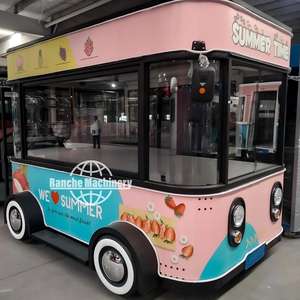 Carrito de Comida Callejero Simple y Duradero de Acero Inoxidable en Venta |   Camioneta de Hamburguesas y Cafetería - Product Image 2