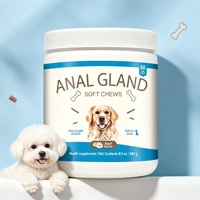 Friandises à mâcher molles saveur dinde OEM pour le soutien de l'expression des glandes anales et le soin des glandes anales