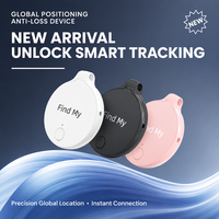 Pelacak Barang Pintar Anti Hilang Bersertifikasi MFi Bluetooth, Bekerja dengan Apple Find My untuk Kunci, Tas, Koper, Pelacakan Hewan Peliharaan