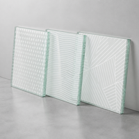 Verre trempé sérigraphié avec certification CE, verre de sécurité décoratif personnalisé pour balustrade
