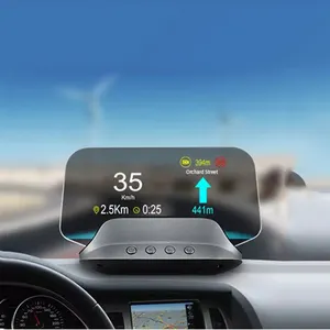 Lancol 자동차 네비게이션 5 HD 화면 OBD2 GPS hud 헤드 업 디스플레이 지원 Google지도