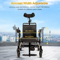 Yeni tasarım hafif sandalye asansör elektrikli merdiven tırmanma güç tekerlekli sandalye satılık