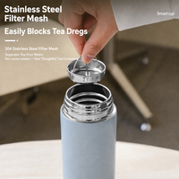 Mini tasse isotherme en acier inoxydable avec affichage de la température, performance thermique de 6 à 12 heures, style Instagram, cadeau intelligent