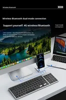 Ensemble clavier et souris sans fil K933 pour ordinateur portable, clavier rétroéclairé mat infrarouge, travail de bureau, frappe silencieuse, modèle rechargeable