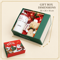 Coffret cadeau de Noël personnalisé avec gobelet, couverture, ours en peluche, panier cadeau de Noël pour événements d'entreprise, vente en gros