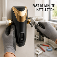 Système de purification d'eau pour toute la maison, préfiltre en plastique SS Mesh 40 micro, grand débit, préfiltre domestique, préfiltre à eau
