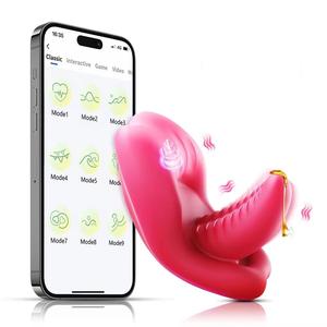 Vibrador de lengua mágico realista con control por aplicación de 9 frecuencias para adultos - Product Image 1