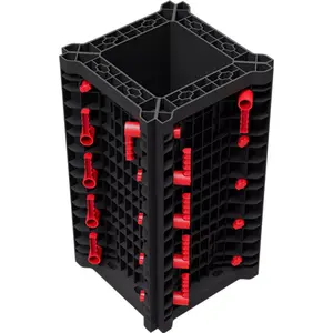 コンクリート柱/壁用PPプラスチック型枠フォームボード高効率プラスチック型枠
