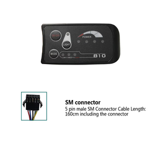 JN S810发光二极管显示器电动自行车防水5pin SM 24V 36v电动自行车屏幕Ebike配件电动自行车零件 - Product Image 3