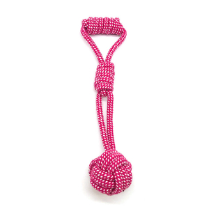 La maggior parte dei popolari giocattoli di masticazione del cane, una maniglia del singolo cane palla corda di cotone giocattolo - Product Image 3