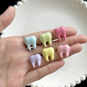 Divertida resina pequeños dientes blancos accesorios DIY horquilla sombreros crema <span class=keywords><strong>pegamento</strong></span> multiusos higiene bucal <span class=keywords><strong>funda</strong></span> de teléfono móvil al por mayor - Product Image 4
