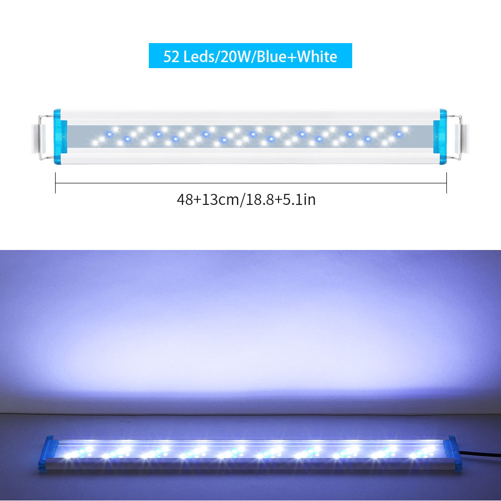 Four rows of lamp beads 48cm blue white light