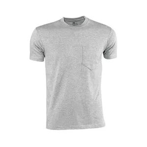 T-shirt - 633 S Industrial - Colore: Grigio - Tasca sul petto. Collo rotondo. 100% cotone, 140 g/m². - Product Image 1