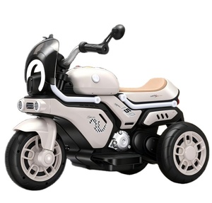 Moto électrique pour enfants alimentée par batterie 6V, tricycle à 3 <span class=keywords><strong>roues</strong></span> avec moteur 390 pour les tout-petits, vélo pour enfants - Product Image 3