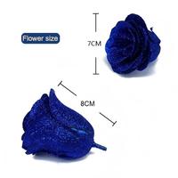 Roses scintillantes en gros : roses en cristal or, rose et bleu Enchantress, 520 roses brillantes pour la Saint-Valentin Qixi