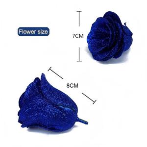 Rosas Brillantes al por Mayor, Rosas de Cristal Encantadoras en Dorado, Rosa y Azul, 520 Rosas Brillantes para el Día de San Valentín Qixi - Product Image 3