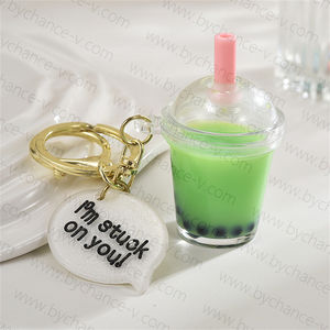 حفلة المفضلة الأزياء الشعبية الملحقات فقاعة الشاي الصغيرة العصرية المفاتيح متجر المشروبات مطعم الترويجي هدية شكرا لك - Product Image 4