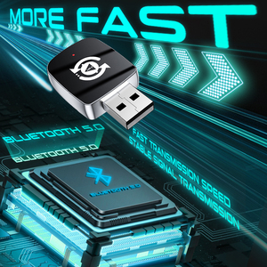 อะแดปเตอร์ CarPlay ไร้สายสำหรับรถยนต์ รองรับ Android Auto, Mirror Link, Airplay แบบ 4 in 1 ขนาดเล็ก ใช้พอร์ต USB - Product Image 4