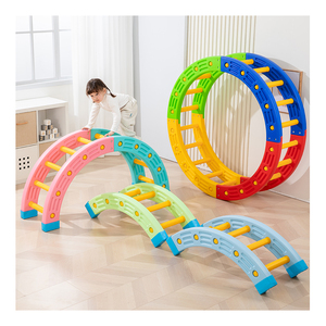 Formation de parcours d'obstacles Jungle Gym en plastique pour enfants équipement d'entraînement d'équilibre et de coordination pour enfants cadre d'escalade pour tout-petits - Product Image 1