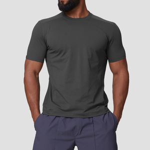 T-shirt Homme Anti-UV 7A Antibactérien Rafraîchissant Respirant Séchage Rapide <span class=keywords><strong>Sport</strong></span> Décontracté Coupe Slim Manches Courtes Col Rond - Product Image 5