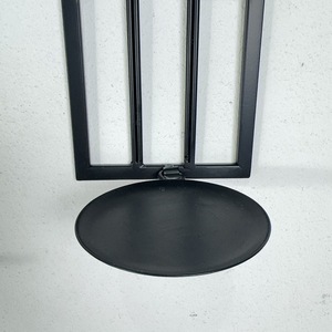 Porte-bougie mural en <span class=keywords><strong>fer</strong></span> <span class=keywords><strong>forgé</strong></span>, design gothique en forme d'arche, pour la <span class=keywords><strong>décoration</strong></span> de la maison - Product Image 4