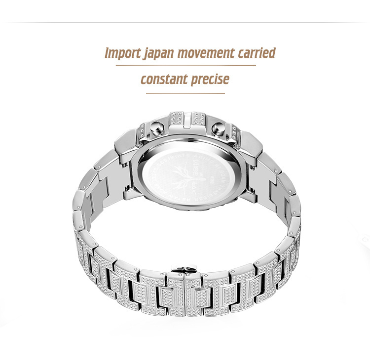 Miss Fox V304 Luxury Mens Bling Digital Watch - Iced Out Hip Hop 