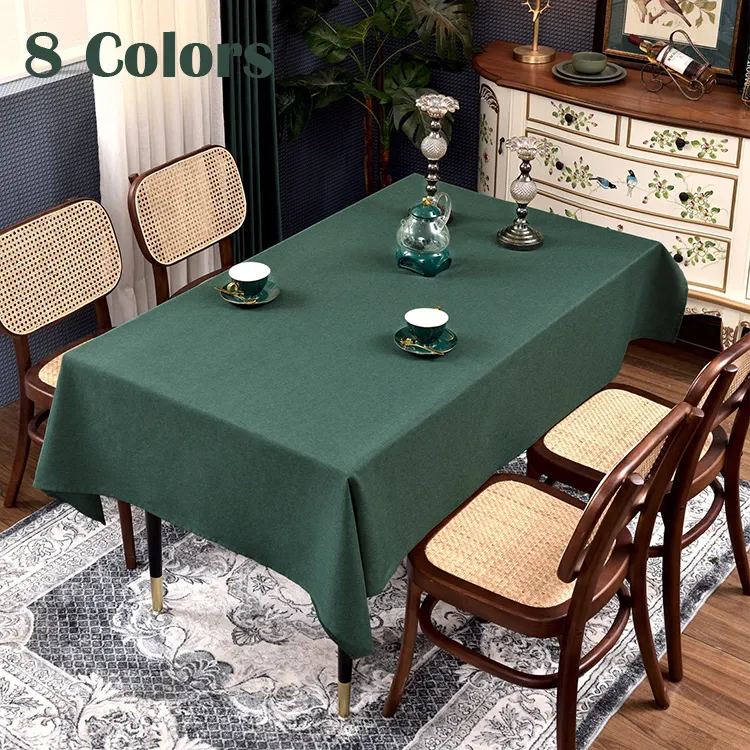 Manteles De Tela Para Mesas Jantar Verde Cobertura De Pano De Mesa Retangular Toalha De Mesa Roupas De Luxo Impermeável