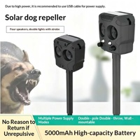 Dispositif répulsif à ultrasons continu haute puissance pour villas, garages et maisons, conçu pour éloigner les chiens errants et les chats sauvages