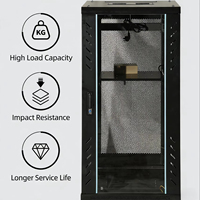 Armoire serveur sur pied de 19 pouces, 1240*600*600 mm, profondeur 1,2 m, en acier laminé à froid SPCC, pour centre de données