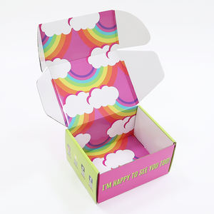 Emballage personnalisé noir ondulé, papier alimentaire, boîte de courrier, pour vêtements, chapeau, banquettes en papier, coffret cadeau, 2 pièces - Product Image 3