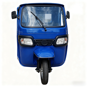 Motocicleta de 3 Ruedas con Cabina de Conducción/Scooter Eléctrico Semicerrado con Asiento para Pasajero/Triciclo de Carga para Adultos - Product Image 2