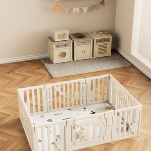 Parc pour bébé Forme libre facile à assembler Parc pour bébé d'intérieur Jeu pliable - Product Image 4