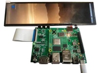 Ahududu Pi hesaplama modülü 4 8.8 inç LCD 1920x480 MIPI CM4 için kapasitif dokunmatik ekran genişletme kartı
