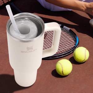 Moule à glaçons en silicone pour gobelet Stanley 30/40 oz avec couvercle et bac, moule à glaçons cylindrique - Product Image 6