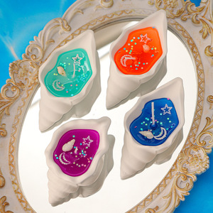 Bougie parfumée en forme de coquillage Mu Star du Nord, en cire de gelée, parfum brise marine, aromathérapie - Product Image 3