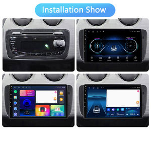 Lecteur DVD de voiture Android 9 pouces pour <span class=keywords><strong>Seat</strong></span> <span class=keywords><strong>Ibiza</strong></span> <span class=keywords><strong>2009</strong></span> 2010 2011 2012 2013 Support vidéo multimédia Carplay Navigation GPS - Product Image 2
