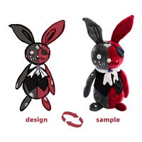 Jeu de mode en peluche personnalisé jouet lapin en peluche OEM CE peluche animal en peluche animaux en peluche anime