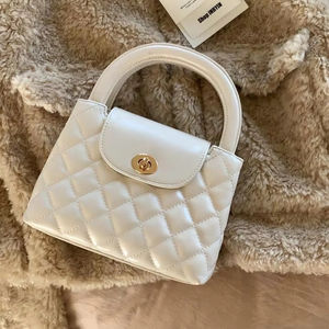 Nuevo bolso de mano para mujer, con diseño de rombos, versátil, bandolera, bordado, ligero y moderno. - Product Image 1