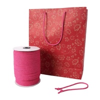 Cordon en papier tricoté souple de 3-7 mm, corde 100 % écologique pour poignée de sac en papier, emballage cadeau, artisanat, décoration DIY, vente en gros