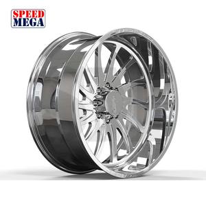 ล้อฟอร์จแบบ 2 ชิ้นสั่งทำพิเศษ ขนาด 15 18 20 22 24 26 นิ้ว ล้อหรู 5x114.3 5x130 6x139.7 สำหรับ Impala Monte Carlo - Product Image 2