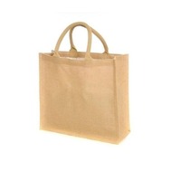 Sac fourre-tout léger et imprimé en jute 100 % lavable, grande capacité, avec longues poignées, réutilisable, écologique, unisexe, pour les courses – Approvisionnement direct usine