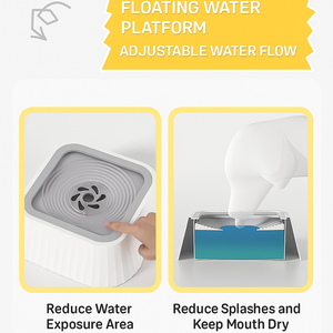 Bebedero para Perros <span class=keywords><strong>JZ</strong></span> Sin Salpicaduras, Dispensador Flotante con Filtro, Diseño Ecológico a Prueba de Derrames para Exteriores - Product Image 4