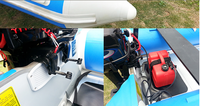 Nouveau bateau gonflable à essence 2 temps refroidi par air 15HP moteur hors-bord moteur de bateau chinois