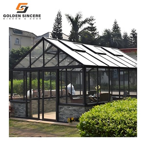 GS High-end Villa Sunroom Custom Aluminum Alloy Outdoor Glass Room - Product Image 2