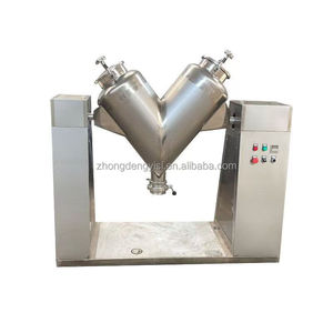 เครื่องผสมแบบอัตโนมัติความเร็วสูงชนิด V สำหรับผงแห้ง สแตนเลส พร้อมมอเตอร์แบบริบบิ้นสกรูหมุน ประสิทธิภาพสูง ประหยัดพลังงาน สำหรับสารเคมี - Product Image 1